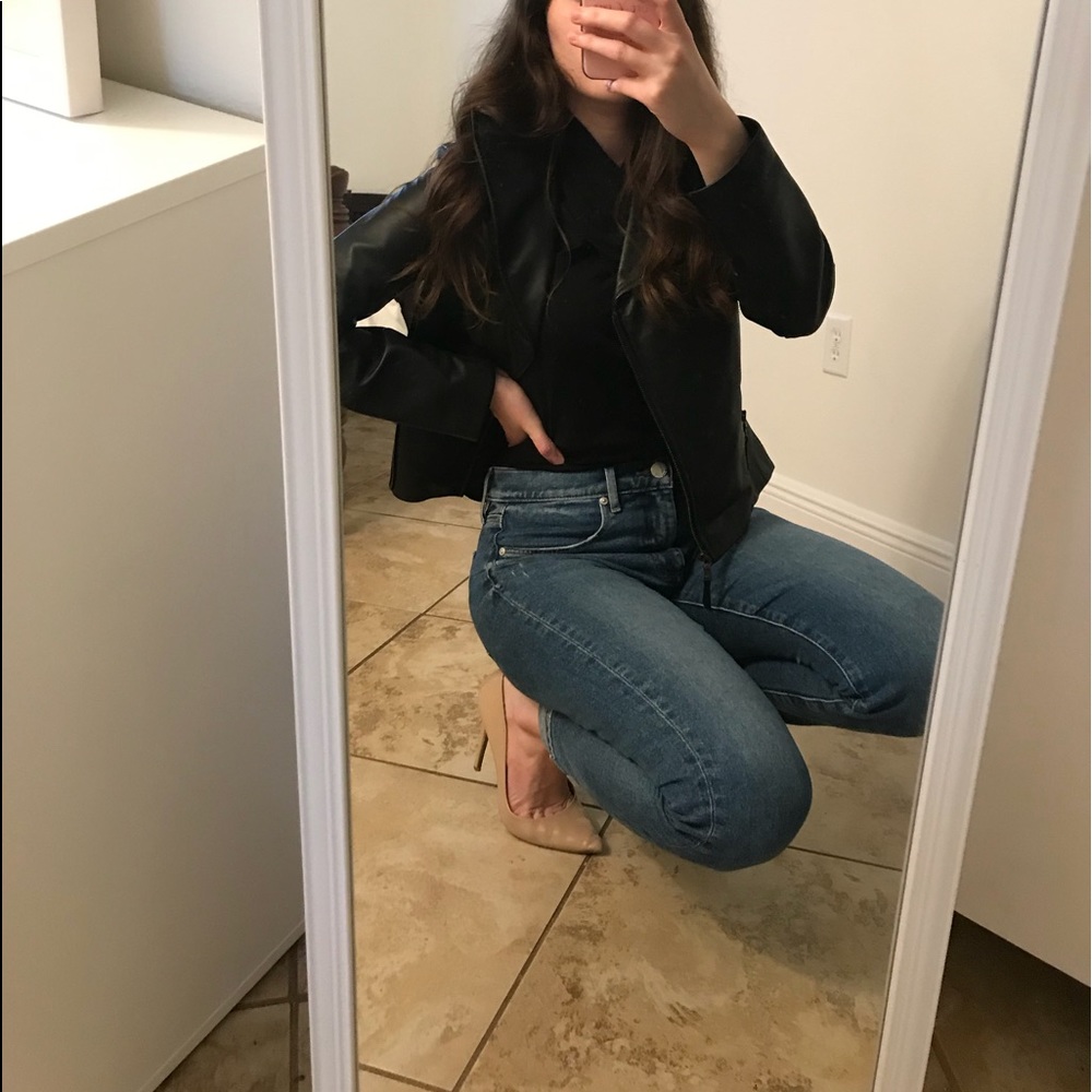 Black Leather Coat